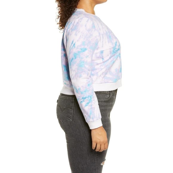 BP. Tie Dye Crewneck "Happiness" Sweatshirt - NWT - Picture 4 of 5